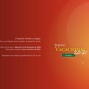 Período Vacacional, Diciembre 2020